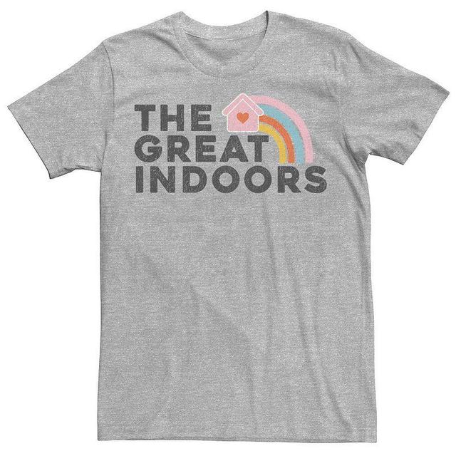 Mens The Great Indoors Rainbow House Tee, Boys Athletic Grey Product Image