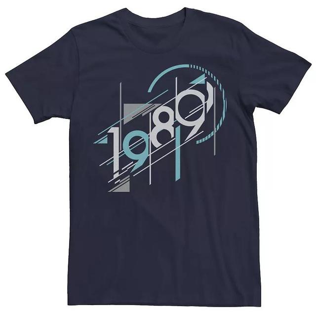 Mens Apt. 9 1989 Elevated Text Tee Grey Product Image