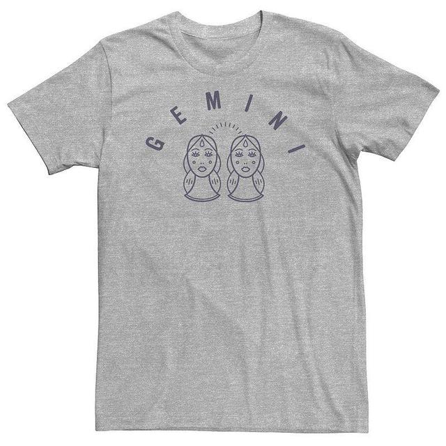 Mens Gonzales Mi Gente Simple Text Tee Athletic Grey Product Image