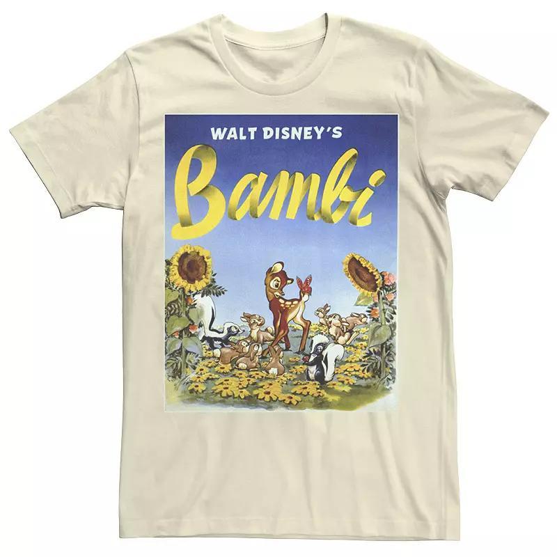 Mens Disney Bambi Sunflower Poster Tee Product Image