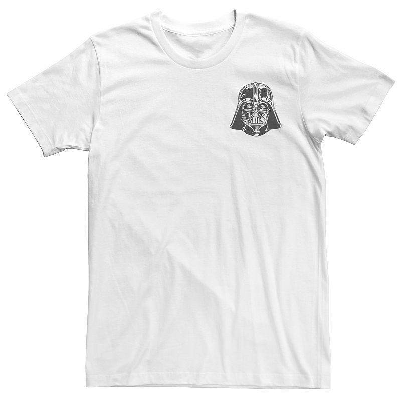 Mens Star Wars Darth Vader Helmet Pocket Tee Product Image