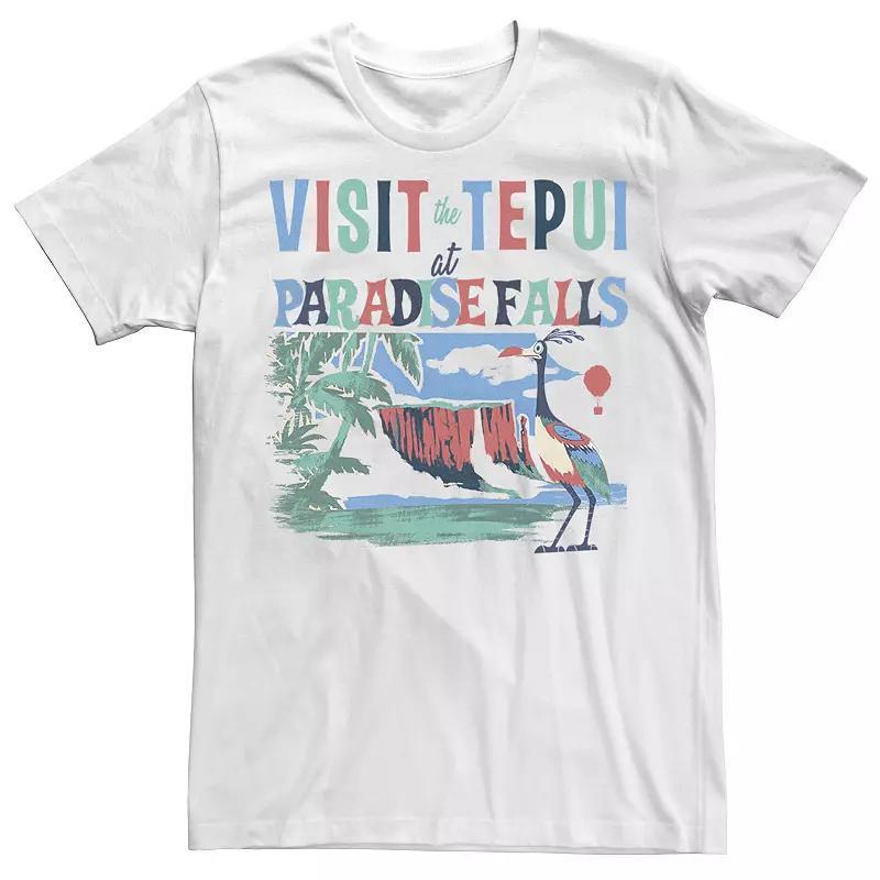 Big & Tall Disney / Pixar Up Kevin Visit Paradise Falls Watercolor Poster Tee, Mens Product Image