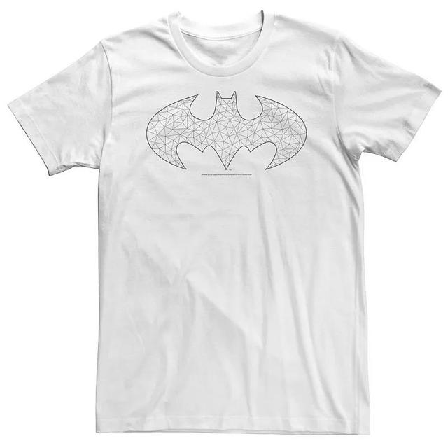 Big & Tall DC FanDome Batman Yellow Line Art Logo Tee, Mens Product Image