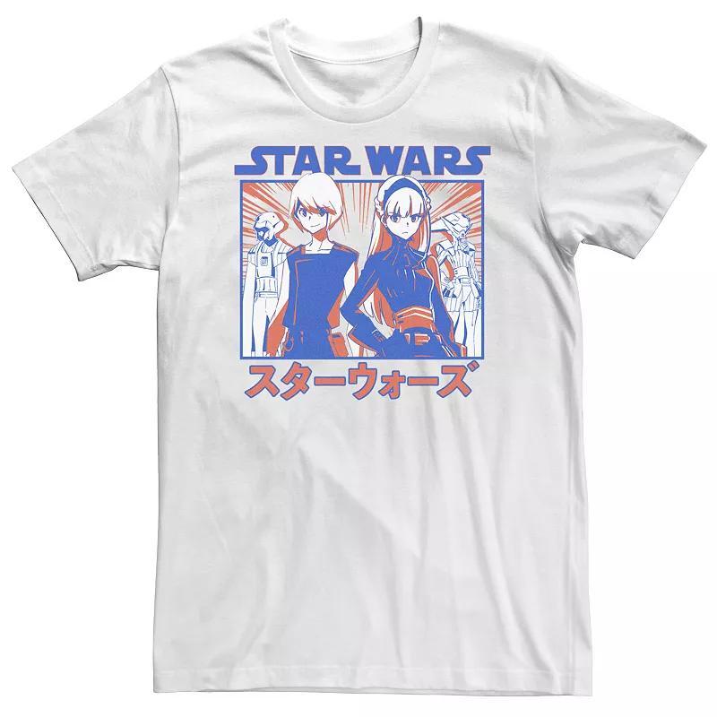 Big & Tall Star Wars: Visions Anime Twins Tee, Mens Product Image