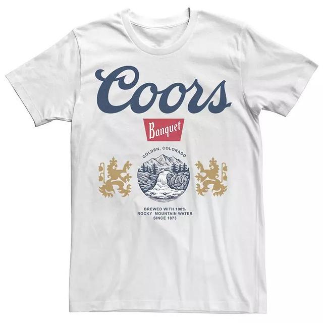 Big & Tall Miller Coors Golden Coors COlorado Banquet Picture Tee, Mens Product Image