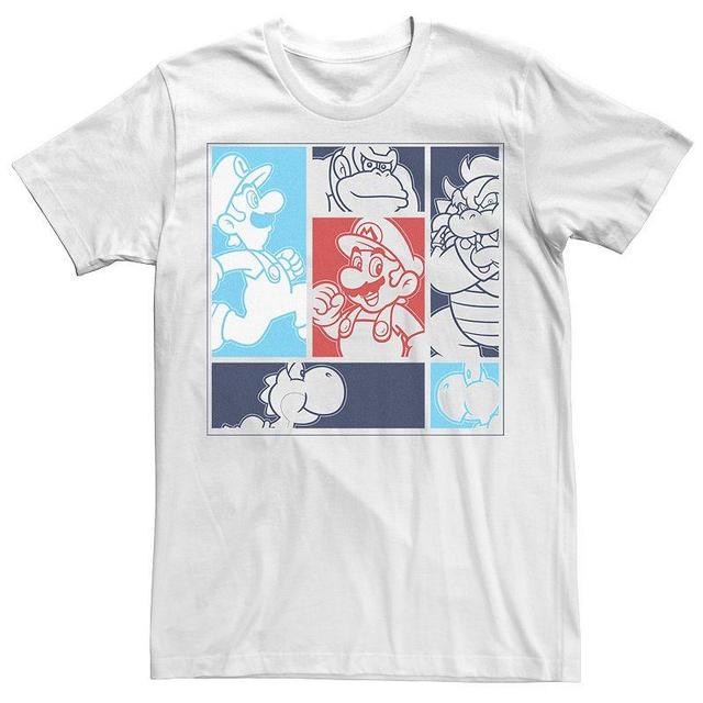 Mens Nintendo Super Mario Group Shot Graphic Tee Product Image