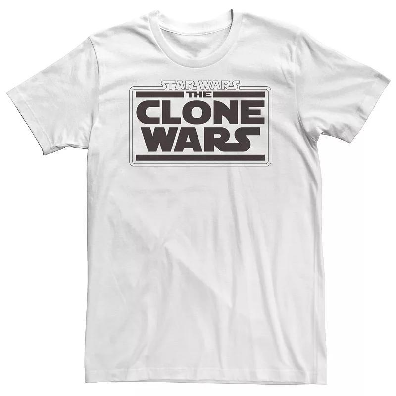 Big & Tall Star Wars Clone Wars Logo Tee, Mens Product Image