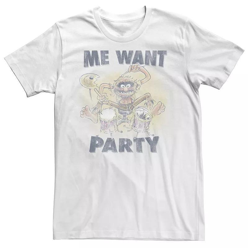 Mens The Muppets Animal Me Want Party Graphic Tee Product Image