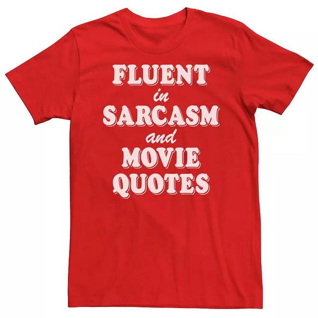 Mens Sarcasm And Movie Quote Fluent Graphic Tee Product Image