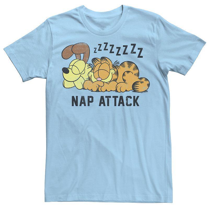 Mens Garfield Nap Attack Text Tee Product Image