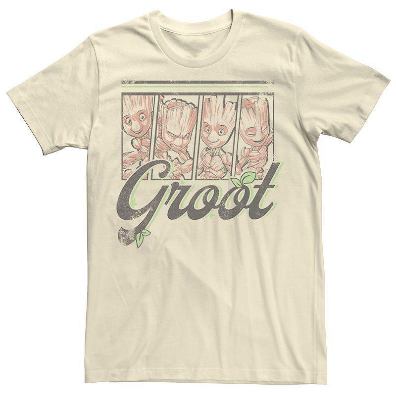 Mens Marvel Guardians Of The Galaxy Cute Groot Panels Tee Product Image