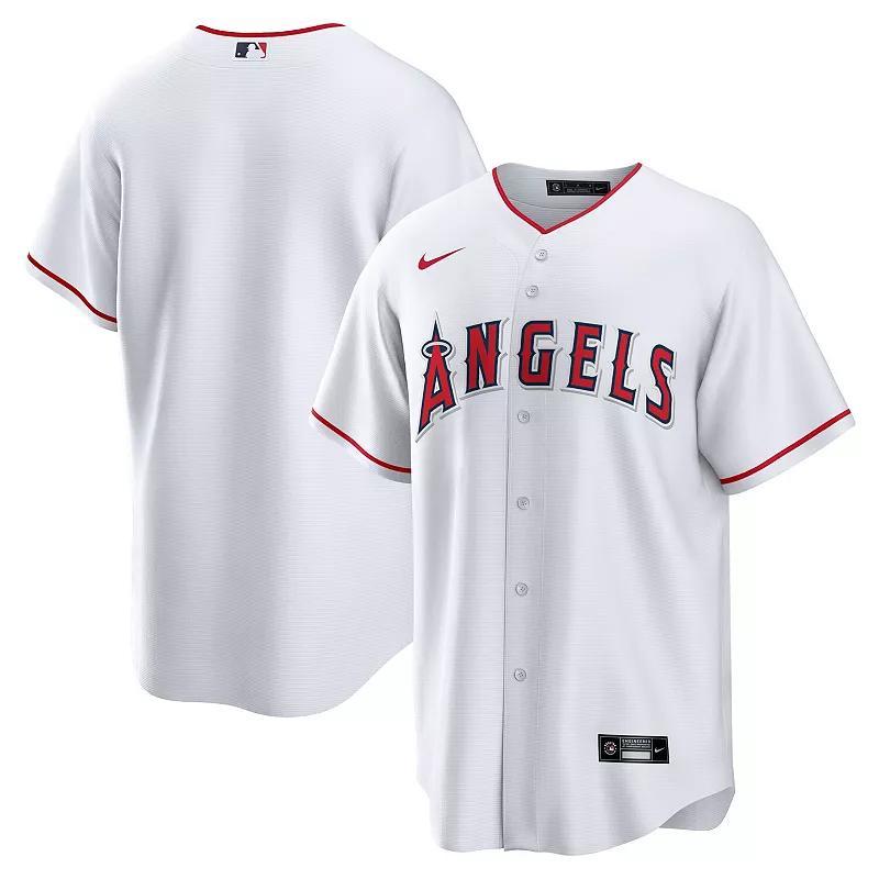 Mens Nike Los Angeles Angels Home Replica Team Jersey Product Image