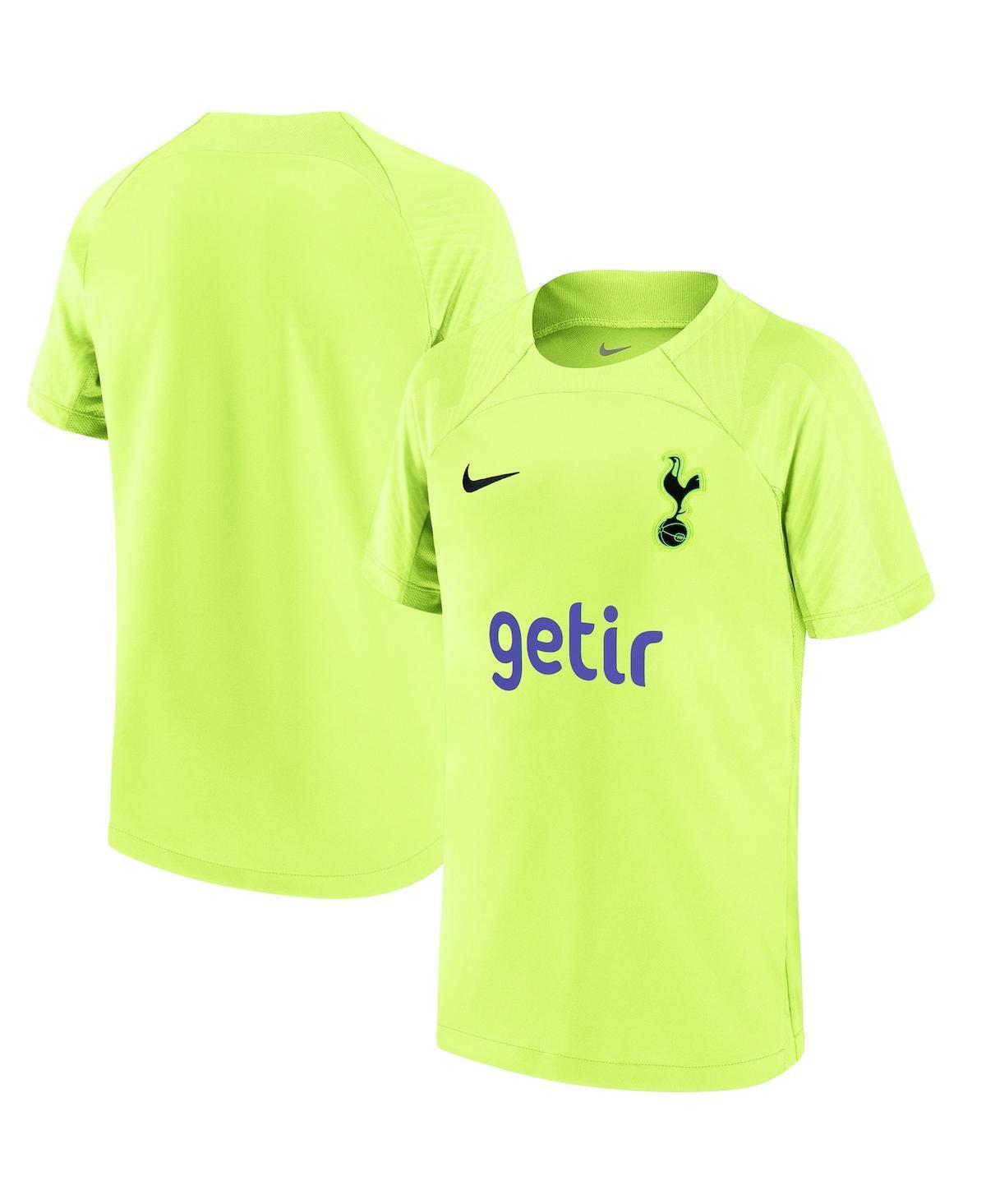 Mens Nike Yellow Tottenham Hotspur Strike Raglan Performance Team Top Product Image