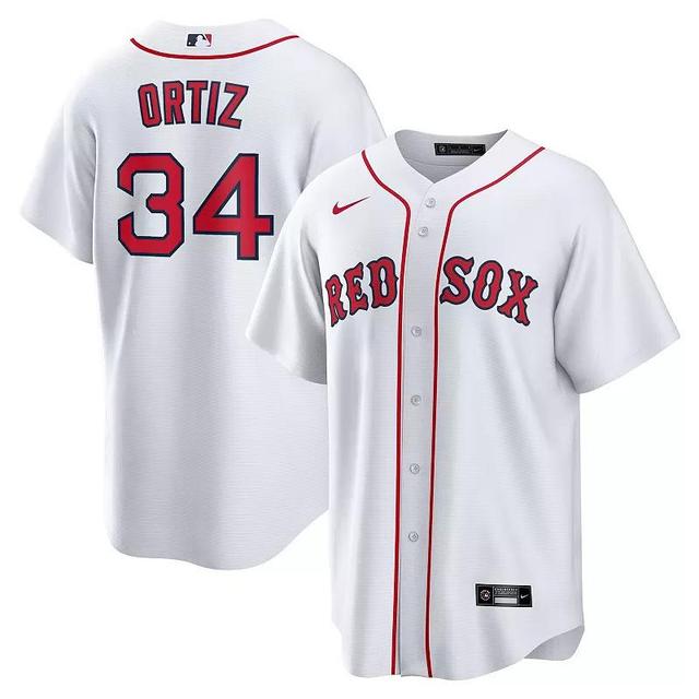 Mens Nike David Ortiz Boston Red Sox Home Replica Player Jersey Product Image