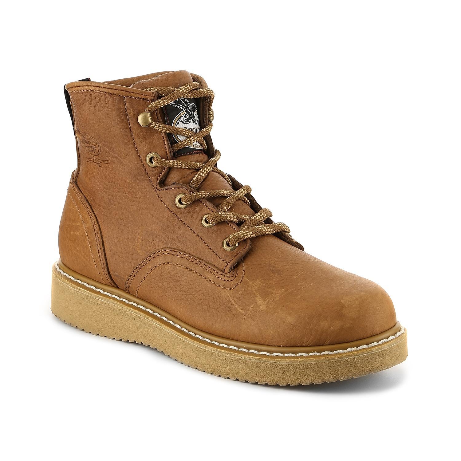 Georgia Boot Wide Width Barracuda Work Boot | Mens | | | Boots | Lace-Up Product Image