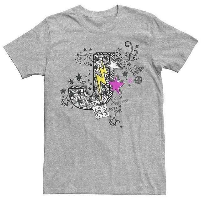 Mens Julie And The Phantoms Julie & Flynn J Sketch Tee Athletic Grey Product Image