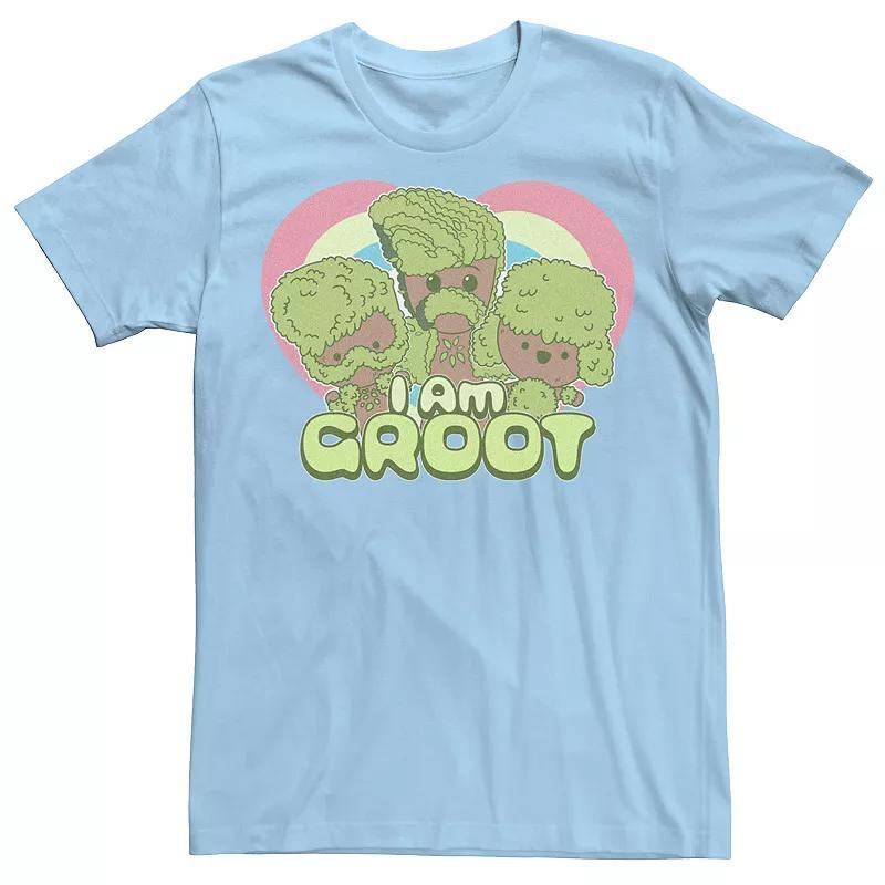 Mens Marvel Film I am Groot Hearts Short Sleeve T-shirt Product Image