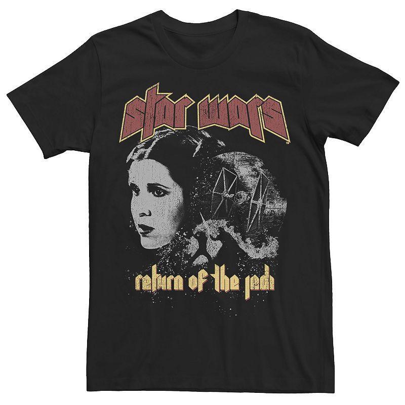 Mens Star Wars: Return of the Jedi Rock Princess Leia Tee Product Image