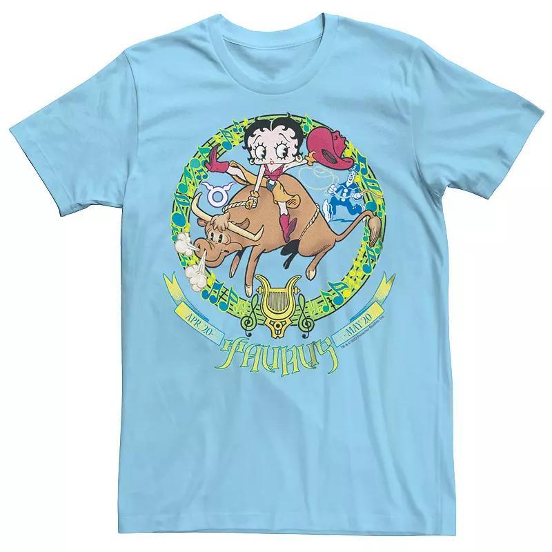 Mens Betty Boop Taurus Horoscope Tee Product Image