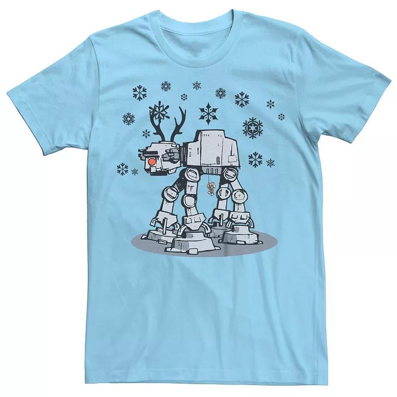 Mens Star Wars AT-AT The Red-Nosed Reindeer Graphic Tee Product Image