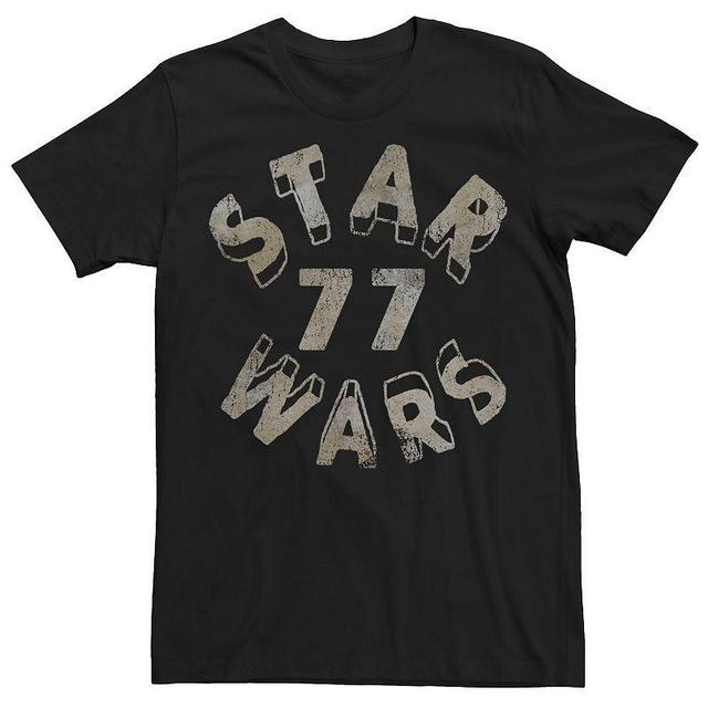 Mens Star Wars Distressed 1977 Logo Graphic Tee Product Image