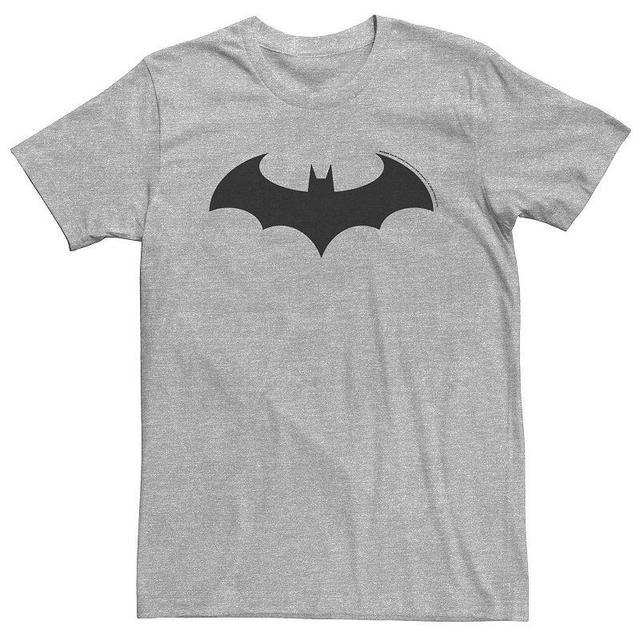 Big & Tall DC Comics Batman Modern Logo Tee, Mens Athletic Grey Product Image