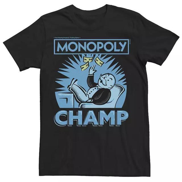 Big & Tall Monopoly Champ Money Toss Tee, Mens Product Image