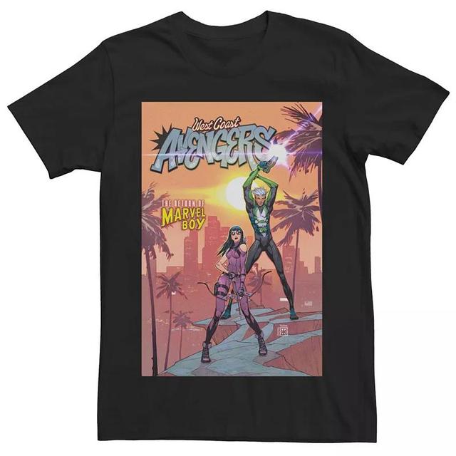 Mens Marvel West Coast Avengers Marvel Boy Comic Cover Tee Product Image