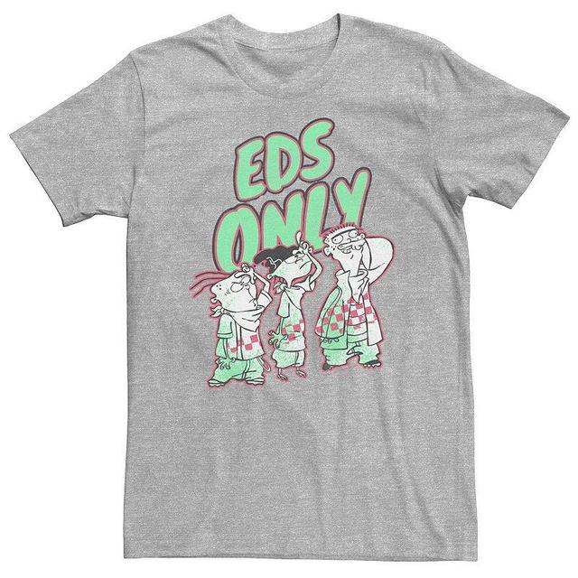 Big & Tall Ed, Edd & Eddy Eds Only Portrait Tee, Mens Athletic Grey Product Image