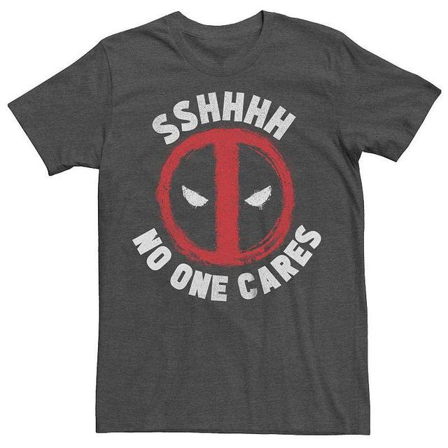 Mens Marvel Deadpool No One Cares Logo Graphic Tee Product Image