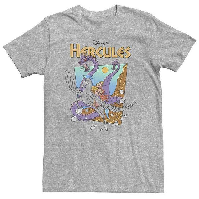 Disney Big & Tall Disney Hercules Hydra Classic Movie Poster Tee, Men's, Size: 5XL, Med Grey - Size: 5XL Product Image