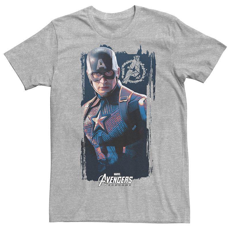 Mens Marvel Avengers Endgame Captain America Poster Tee Product Image