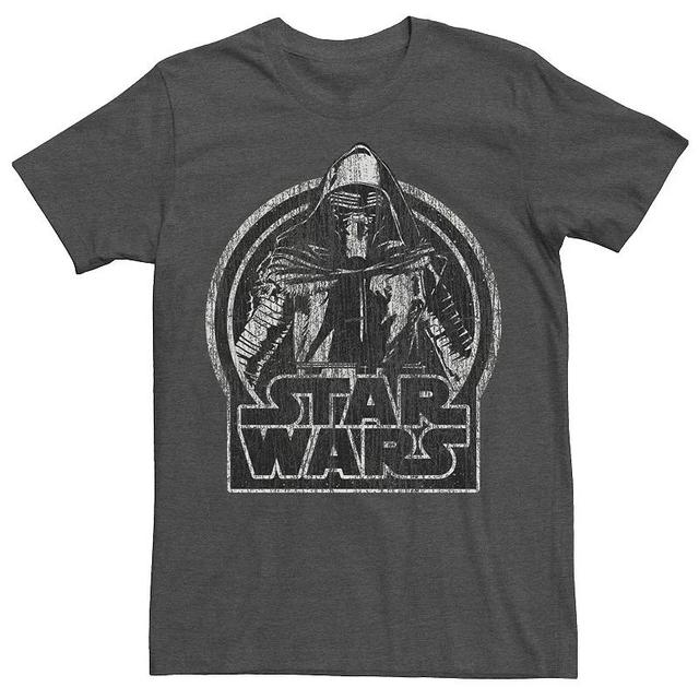 Mens Star Wars The Force Awakens Kylo Ren Distressed Portrait Graphic Tee Product Image