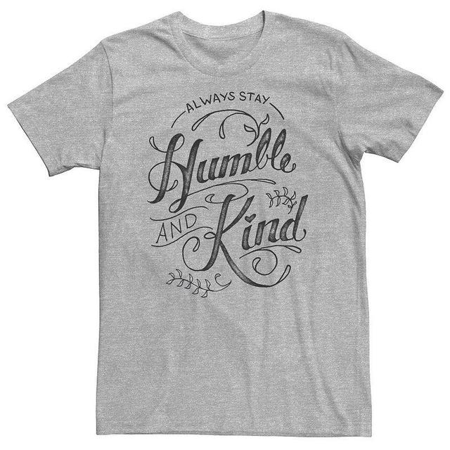 Big & Tall Fifth Sun Always Stay Humble And Kind Script Tee, Mens Med Grey Product Image