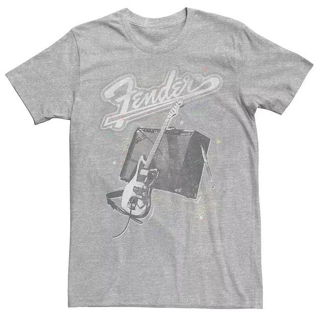 Mens Fender In Space Tee Athletic Grey Product Image