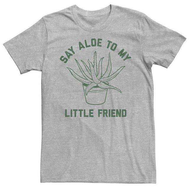 Mens Aloe Plant Tee Athletic Grey Product Image