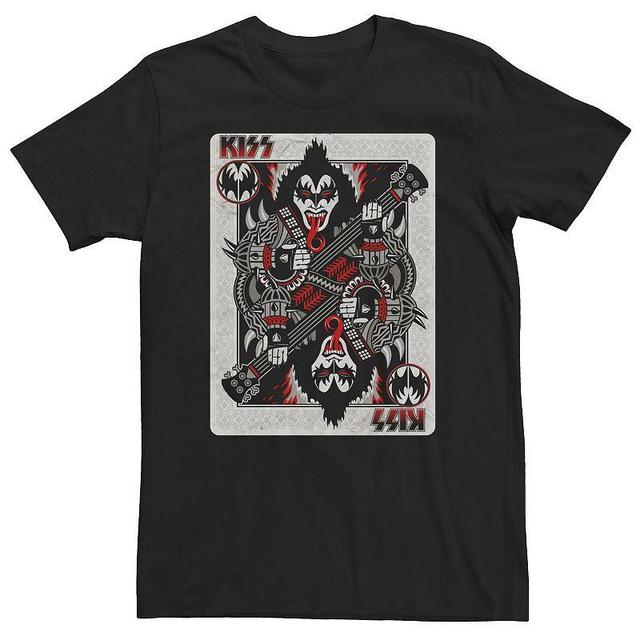 Big & Tall KISS Ace of Rock Card Gene Simmons Tee, Mens Product Image