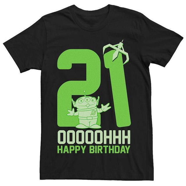 Disney / Pixars Toy Story Mens Aliens OOOOH Happy 21st Birthday Graphic Tee Product Image