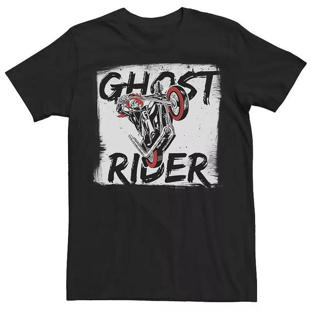 Mens Marvel Ghost Rider Retro Chalk Wheelie Tee Product Image