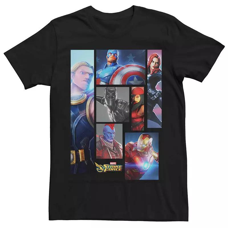 Mens Marvel Strike Force Group Panels Tee Product Image