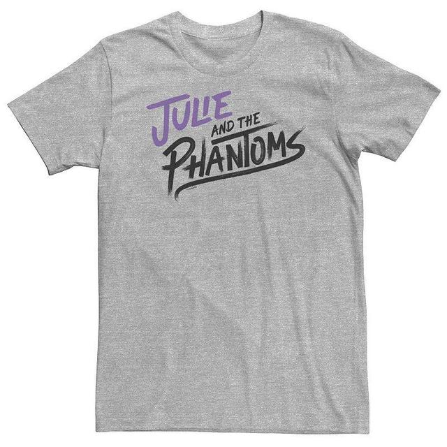 Big & Tall Julie And The Phantoms Logo Stack Tee, Mens Athletic Grey Product Image