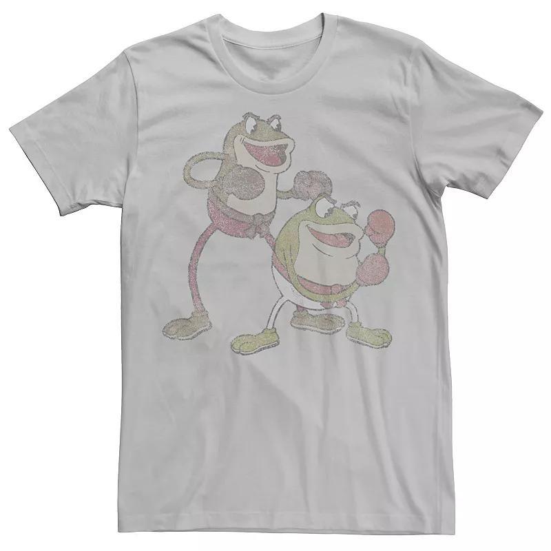 Mens Cuphead Ribby And Croaks Boxing Frogs Graphic Tee Product Image