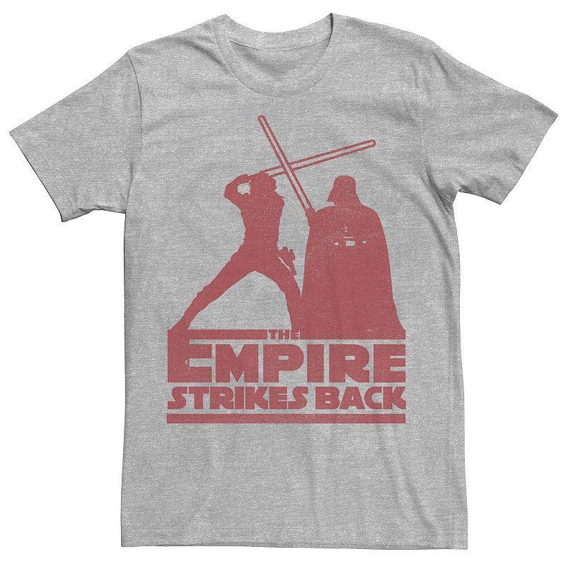 Mens Star Wars Take That Silhouette Tee Athletic Grey Product Image