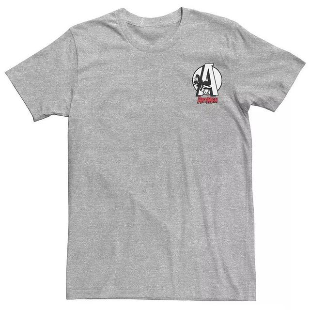 Mens Marvel Avengers Ant-Man Logo Tee Athletic Grey Product Image