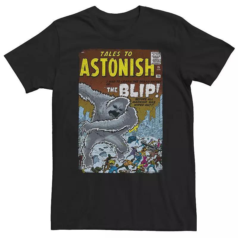 Big & Tall Marvel Monsters Unleashed Retro Comic Intro THE BLIP Tee, Mens Product Image