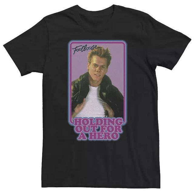 Big & Tall Footloose Ren McCormack Holding Out For A Hero Portrait Graphic Tee, Mens Product Image