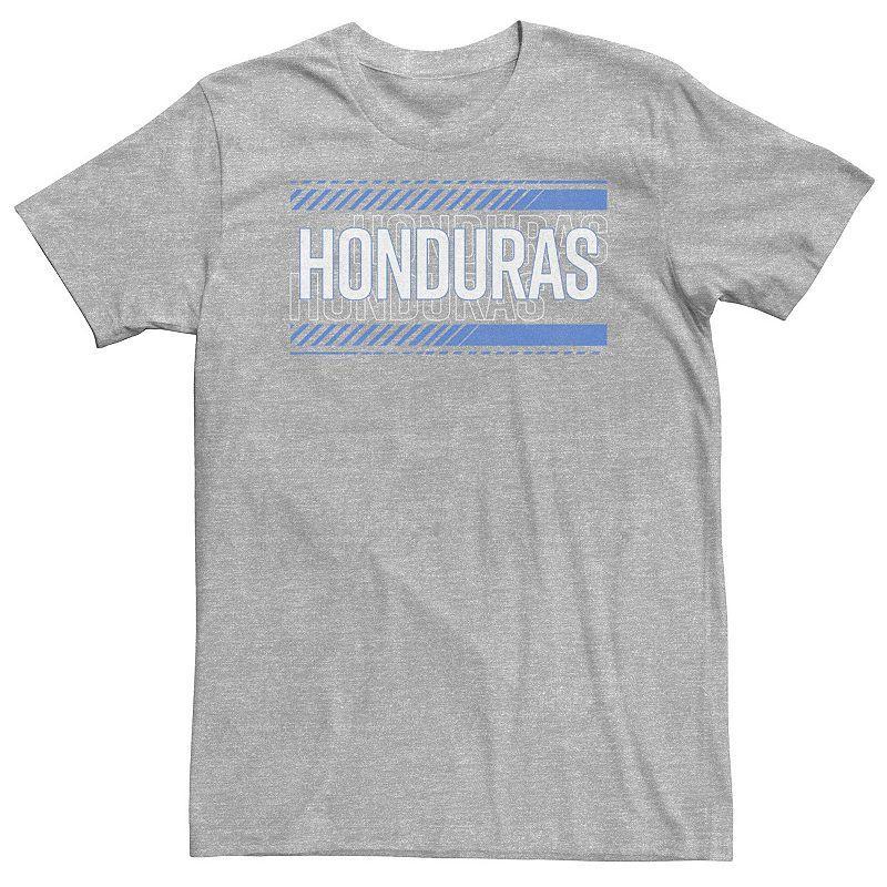 Big & Tall Fifth Sun Honduras Text Overlay Tee, Mens Athletic Grey Product Image