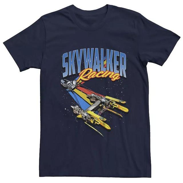 Mens Star Wars Skywalker Racing Graphic Tee Blue Product Image