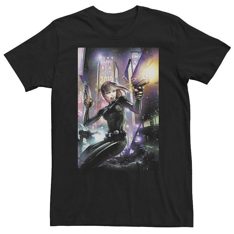 Big & Tall Marvel Comixology Widow Back From The Dead Comic Cover Tee, Mens Product Image