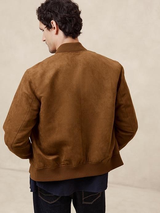 Vegan Suede Bomber Product Image